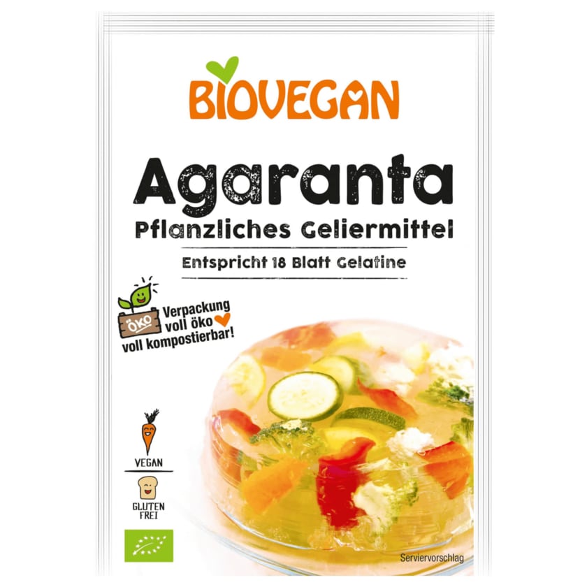 Biovegan Bio Agaranta vegan glutenfrei 18g
